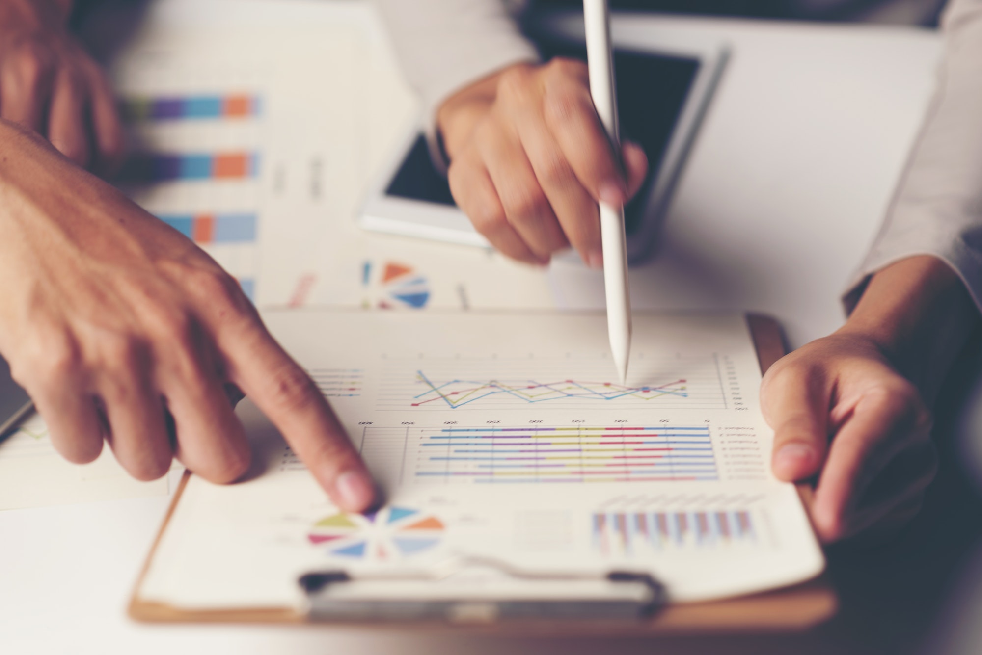 Consultation of businessmen. For business success